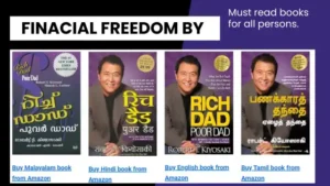 Rich Dad Poor Dad book – You Must read. to archive financial freedom we must have knowledge